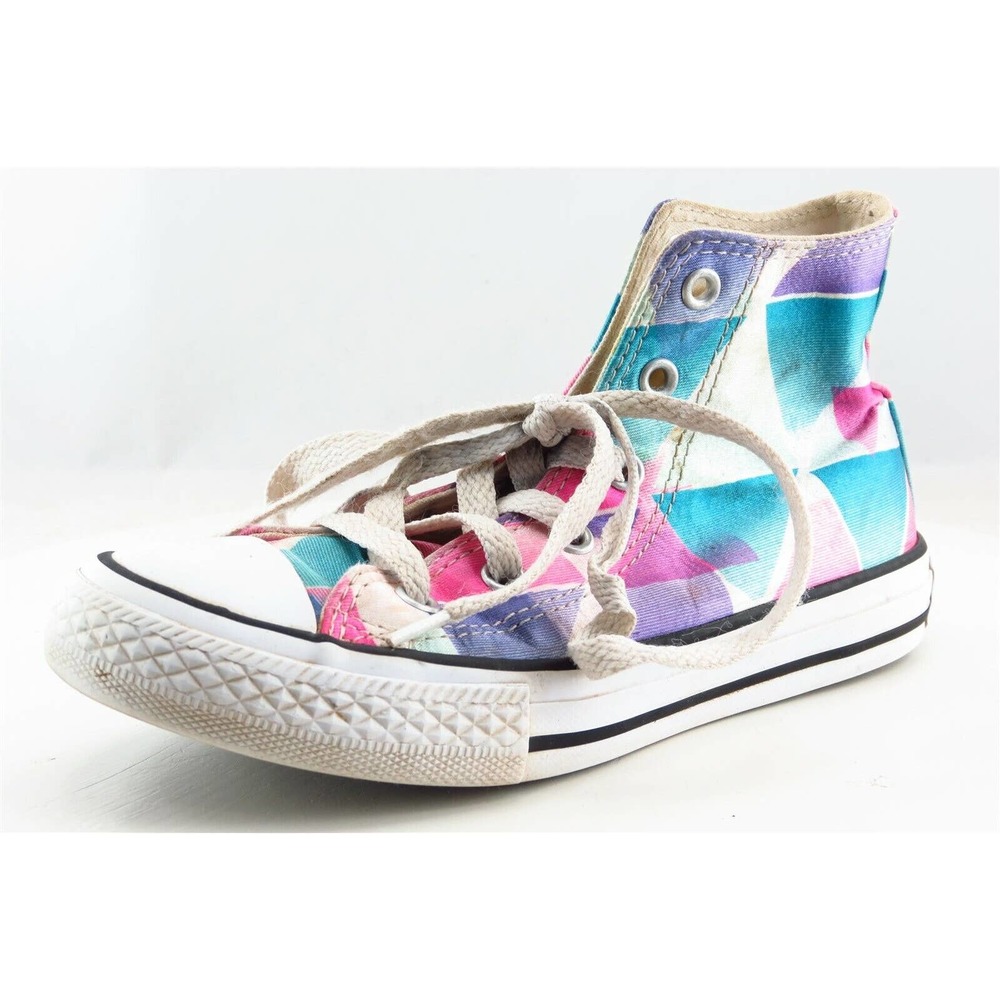 Converse All Star Multi-Color Fabric Casual Shoes‎ Toddler Girls Sz 13